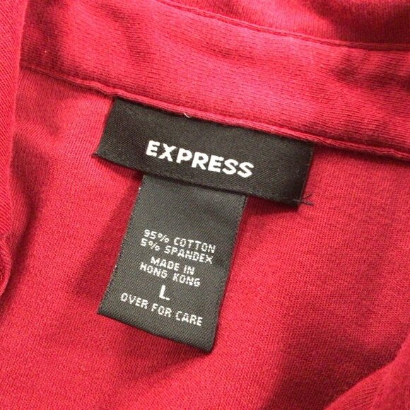 Express Y2K Top Embroidered Blouse Womens Large - Picture 6 of 6
